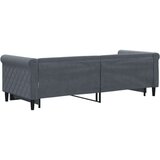 vidaXL dnevni krevet na razvlačenje bez madraca tamnosivi 80x200 cm | shoptok.hr