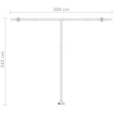  Samostojeća tenda na ručno uvlačenje 300x250cm narančasto-smeđa | shoptok.hr