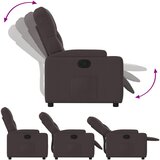  Naslonjač od tkanine tamnosmeđi | shoptok.hr