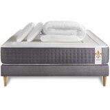 Litier Deluxe Kompletni paket za posteljo - Vzmetnica 140x190 cm + Vzmetnica z letvami (komplet) + 2 vzglavnika + Prevleka - Vingt-Six, (21613688) Cene