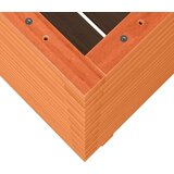 Vrtna sadilica voštano smeđe boje 70x70x72 cm od borovine | shoptok.hr