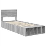  Krevetna konstrukcija Siva Sonoma 75 x 190 cm Konstruirano drvo | shoptok.hr