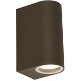 Searchlight Eiffel LED zunanja in verandna (GU10 LED) stenska svetilka IP44 z 2 lučema, rjasto rjava, IP44, (22100659) | Shoptok.si