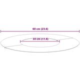  Pogodno za ravne drvene prstenove 5 pcs Bijelo Ø30 / 60 cm Čelik | shoptok.hr