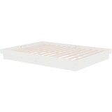  Posteljni okvir bel trden les 140x190 cm, (20684512) | Shoptok.si