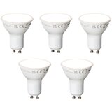 LUEDD Komplet 5 pametnih LED žarnic GU10 bele 7W 700lm 3000K | Shoptok.si