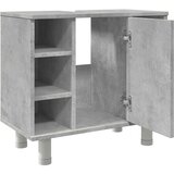 vidaXL kupaonski ormarić boja betona 60x32x53,5 cm konstruirano drvo | shoptok.hr