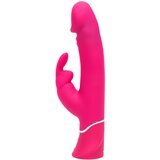 Happy Rabbit realistic dual density rabbit vibrator pink | Shoptok.si