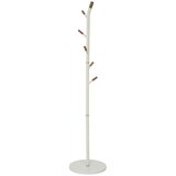 5five Stalak za kapute TALO 175,5x40 cm bela/braon | Eponuda.com