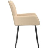  Jedilni stoli 2 kosa krem blago, (20941404) | Shoptok.si