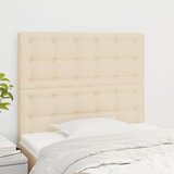  Uzglavlje krem boje 100x5x118/128 cm tkanina | shoptok.hr
