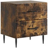  Noćni ormar s ladicama Dimljeni hrast 43 x 34 5 x 47 5 cm - Dimljeni hrast 1 | shoptok.hr