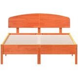  Okvir kreveta bez madraca voštano smeđi 120x190 cm od borovine | shoptok.hr
