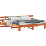  Krevetna konstrukcija Smeđa Standardni UK mali dvostruki 4ft | shoptok.hr