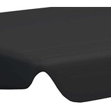  Zamjenski krov za vrtnu ljuljačku crni 150/130 x 105/70 cm | shoptok.hr