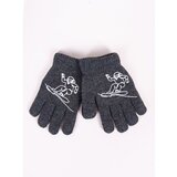 Yoclub Kids's Gloves RED-0200C-AA5A-005 Cene