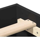  Okvir kreveta bez madraca crni 90x190 cm izrađeno drvo | shoptok.hr