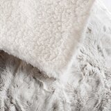 Douceur d intérieur Sivo-bež odeja iz umetnega krzna 180x220 cm Alaska – | Shoptok.si
