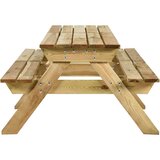  Stol za piknik s klupama 220x122x72 cm od impregnirane borovine | shoptok.hr