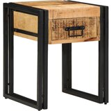 vidaXL Naravni mangov les Trden grob mangov les 40 x 40 x 50 cm Trajen | Shoptok.si