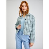 Orsay Light blue ladies plaid jacket - Ladies Cijene
