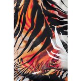 Fenzy Plus Size Kopalke S Potiskom, Rjave | Shoptok.si