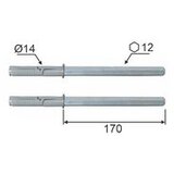 Dabel skriveni nosač police OK12x170/fi14mm (2kom) DBP1 | ePonuda.com