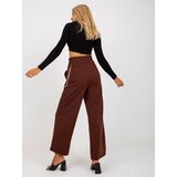 FANCY Sweatpants-FA-DR-7855.52-dark brown | Shoptok.si