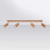  Stropna svetilka ZEKE 4 hrast, (21347595) | Shoptok.si