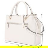 Guess Ročna torbica 'SILVYE' bela | Shoptok.si