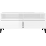 TV ormarić sjajni bijeli 100x34,5x44,5 cm od konstruiranog drva | Eponuda.ba