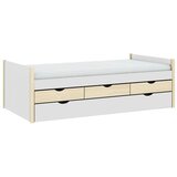Marckeric Bijeli/u prirodnoj boji dječji krevet s prostorom za odlaganje 90x190 cm Valka – | shoptok.hr