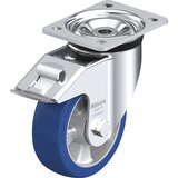 Blickle Vrtljivo kolo iz jeklene pločevine LK-ALBS-FI, kolo s Ø 150 mm, nosilnost 500 kg, mere ploščice 140 x 110 mm | Shoptok.si