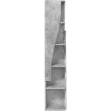  Kutni ormarić Betonski sivi 27,5x27x140cm Konstruirano drvo | Eponuda.com