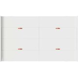  Krevet s ladicama Bijelo 120 x 190 cm Konstruirano drvo | shoptok.hr