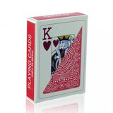 Modiano karte za poker 100% plastika jumbo index, crvene | shoptok.hr