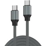 Ldnio Data kabl LC442C 100w/ Type C na Type C sivi 2m | ePonuda.com