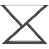  noge jedilne mize 2 kosa antracit 90x(72-73,3) cm jeklo | Shoptok.si