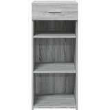  Komoda siva boja hrasta 40 x 42,5 x 93 cm od konstruiranog drva | shoptok.hr