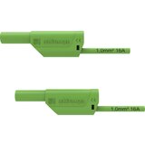 Schützinger VSFK 8700 / 1 / 100 / GN varnostni merilni kabel 4 mm moški konektor 4 mm moški konektor 100.00 cm zelena 1 kos, (20422924) Cene