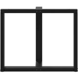 vidaXL Noge blagovaonski stol T-oblika 2 kom crne 100x35x(72-73) cm | shoptok.hr