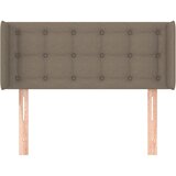  Uzglavlje s ušima smeđesivo 83x16x78/88 cm od tkanine | shoptok.hr