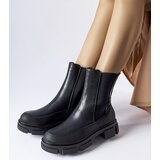 Gemre Black ankle boots with elastic upper Faisal | ePonuda.com