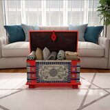  Škrinja za Pohranu Crvena Mango drvo 80x40x45 cm | shoptok.hr