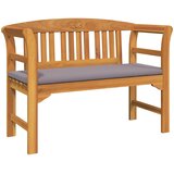  Klupa s ružama Prirodna 114 x 46 x 82,5 cm Čvrsto drvo akacije | shoptok.hr