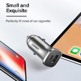Ugreen polnilec za avto usb usb + usb-c pd, 18 w, siva | Shoptok.si
