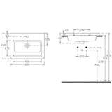 Sapho Bijeli keramički umivaonik 60x45 cm City – | shoptok.hr