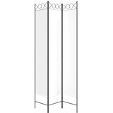 Sobna pregrada s 3 panela bijela 120x220 cm od tkanine | Eponuda.ba