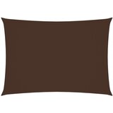  VIDAXL Senčno jadro oksford blago pravokotno 5x7 m rjavo | Shoptok.si