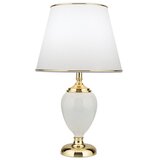 Orion LA 4-1229 - Stona lampa OVUM 1xE27/40W/230V 48 cm keramika bela/zlatna | Eponuda.com